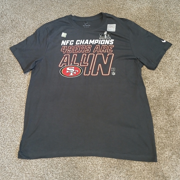 The Nike Tee Trophy Collection San Francisco 49ers NFL Shirt Men's Size XL NWOT - Picture 1 of 5